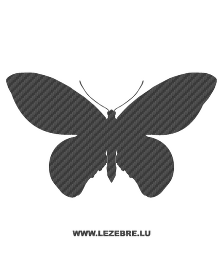 Butterfly Carbon Decal 17