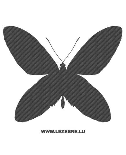 Butterfly Carbon Decal 37