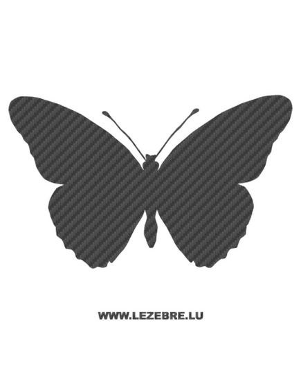 Sticker Karbon Schmetterling 39