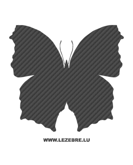 Butterfly Carbon Decal 40