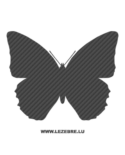 Butterfly Carbon Decal 44