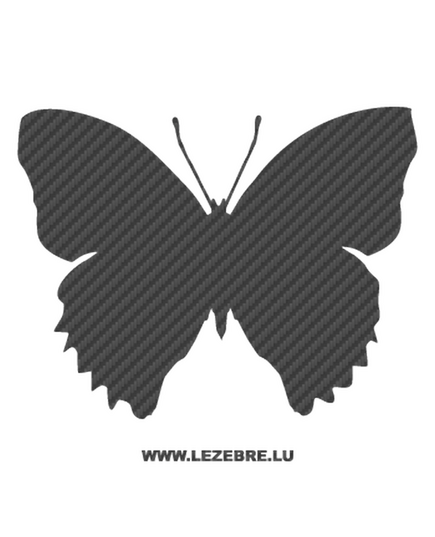 Butterfly Carbon Decal 55