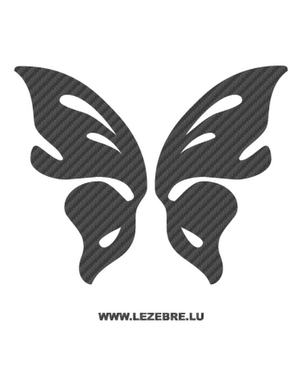 Butterfly Carbon Decal 59