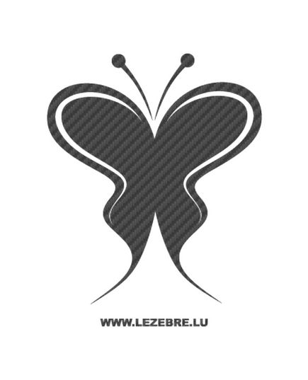 Butterfly Carbon Decal 66