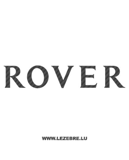 Rover Carbon Decal