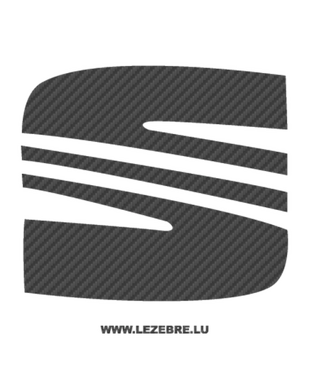 Sticker Carbone Seat Logo 3