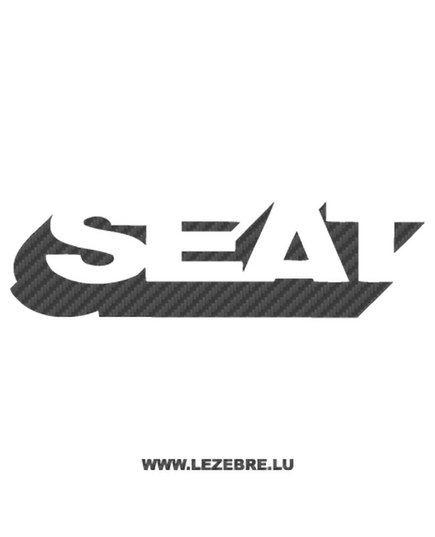 Seat Logo Carbon Decal 5