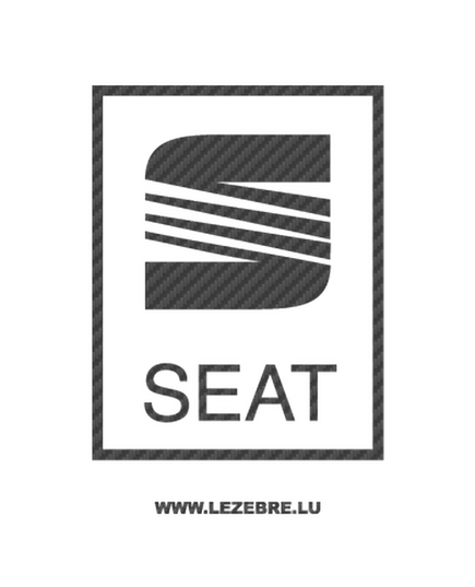 Sticker Carbone Seat Logo 6