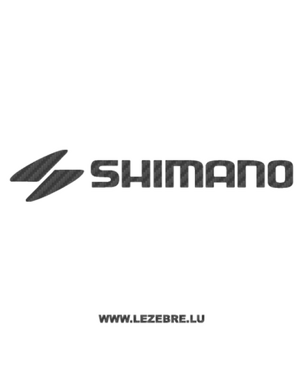 Shimano Logo Carbon Decal 2