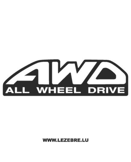 Sticker Subaru AWD - All Wheel Drive 2