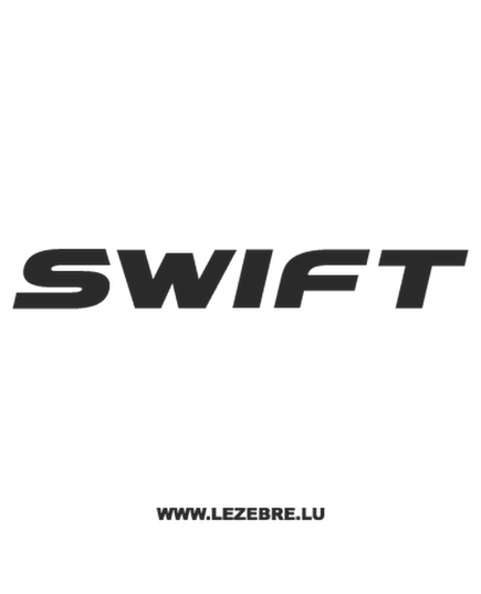 Suzuki Swift Decal