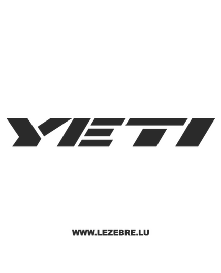 Yeti Logo Decal 2