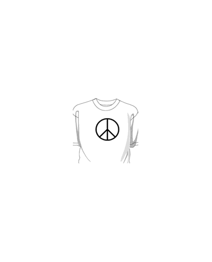 T-Shirt Peace and Love Hippies