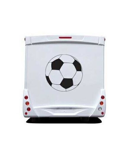 Sticker Wohnwagen/Wohnmobil Ballon Football