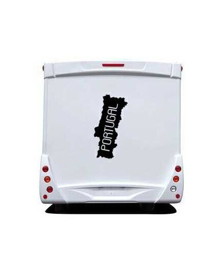 Portugal Continent Camping Car Decal