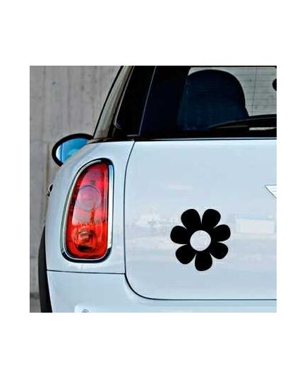 Sticker Mini voiture Fleur Déco 4