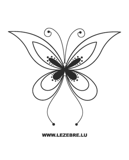 Butterfly Decal 68