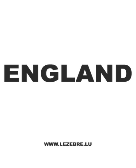 Sticker England 2