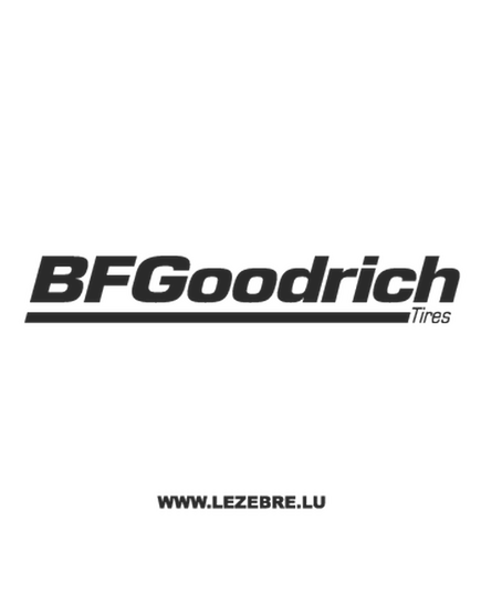 BFGoodrich Tires Logo Decal