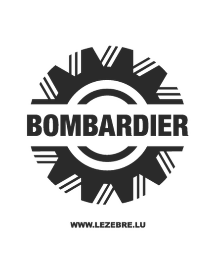 Sticker Bombardier Logo