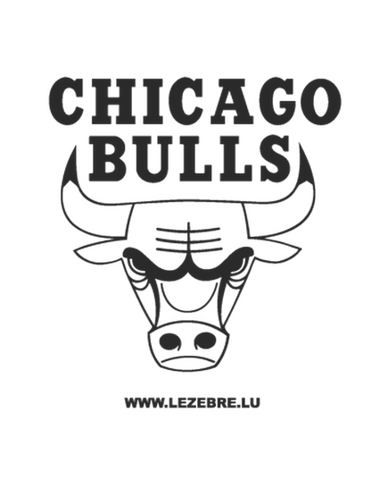 Chicago Bulls Logo Decal 2