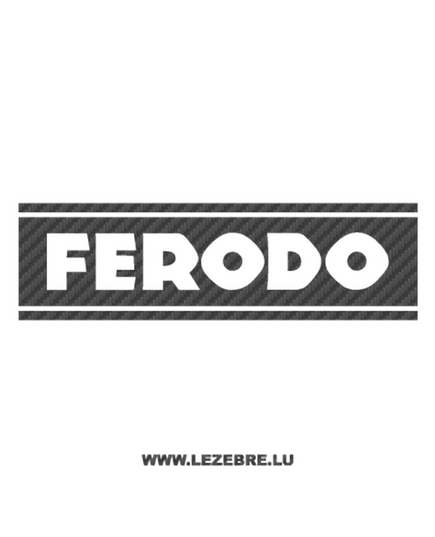 Sticker Karbon Ferodo Logo 2