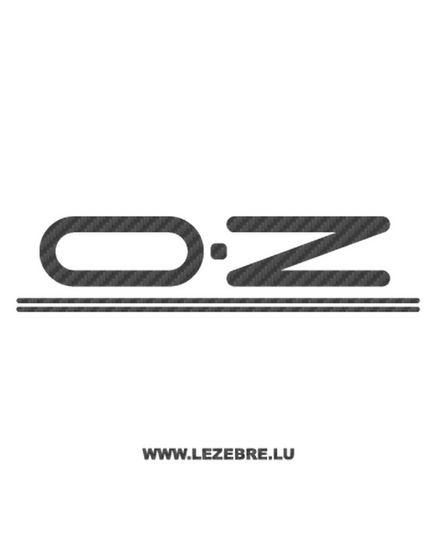 OZ Logo Carbon Decal
