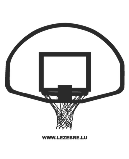 Sticker Panier Basketball 2