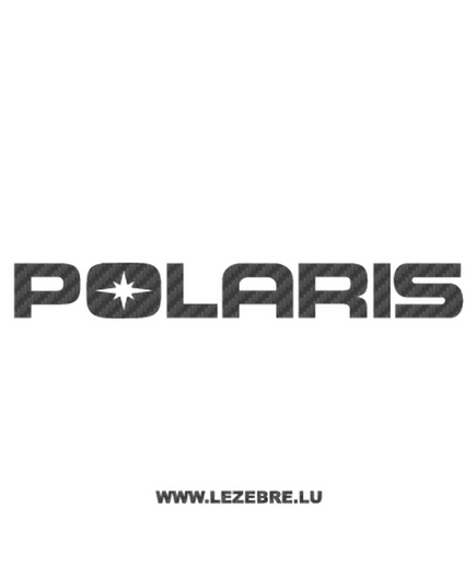 Sticker Karbon Polaris Logo