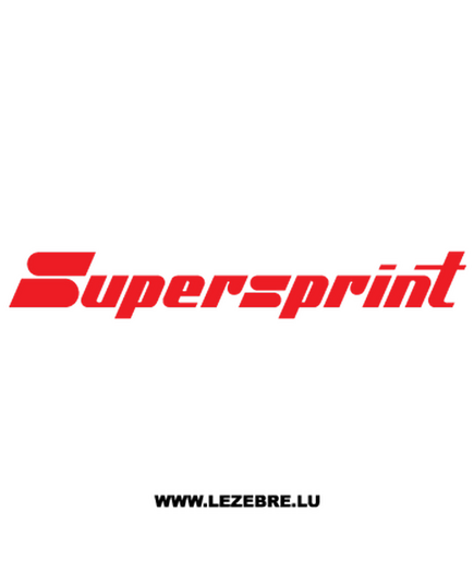 Supersprint Logo Decal