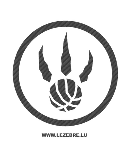 Toronto Raptors Logo Carbon Decal