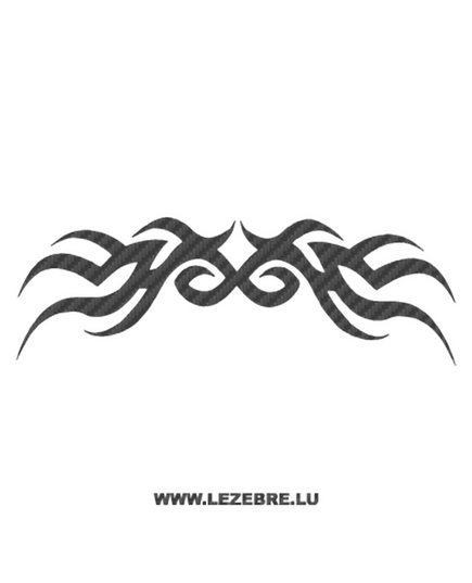Tribal Carbon Decal 07