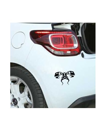 Tribal Heads of Monsters Citroen DS3 Decal
