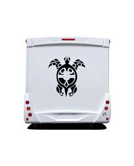 Tribal Turtle Camping Car Decal