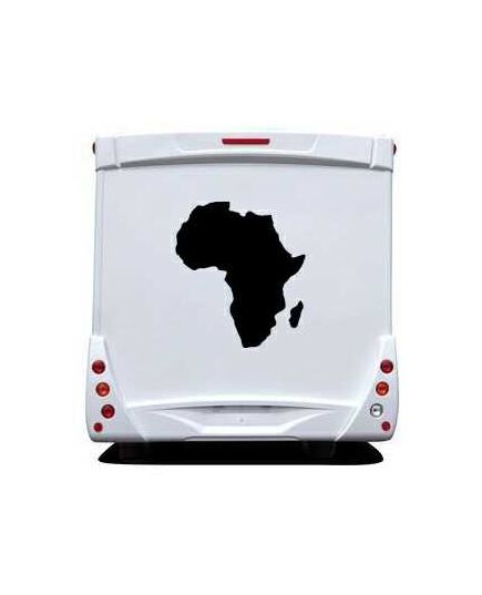 Africa Continent Camping Car Decal