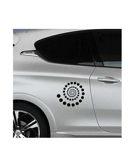 Sticker Peugeot Spirale Ronds