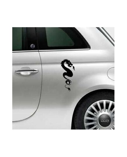 Dragon Flame Fiat 500 Decal 58