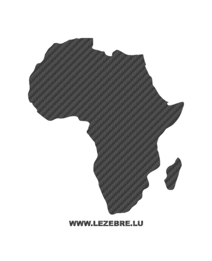 Sticker Carbone Continent Africain