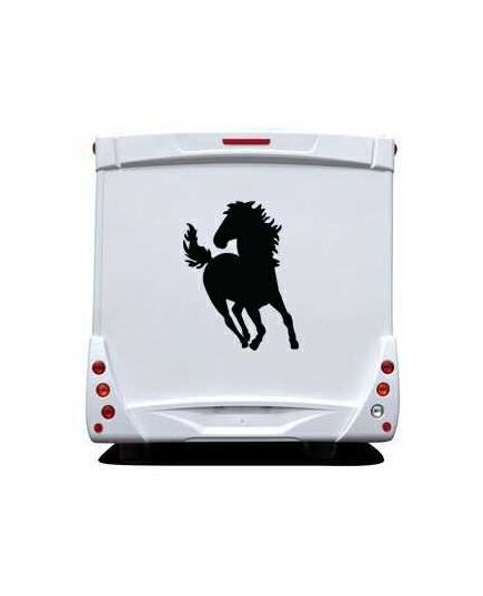 Sticker Camping Car Cheval