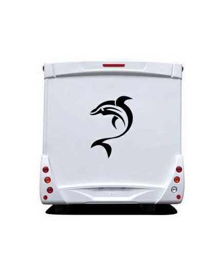 Dolphins Camping Car Decal 2