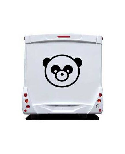 Sticker Wohnwagen/Wohnmobil Panda