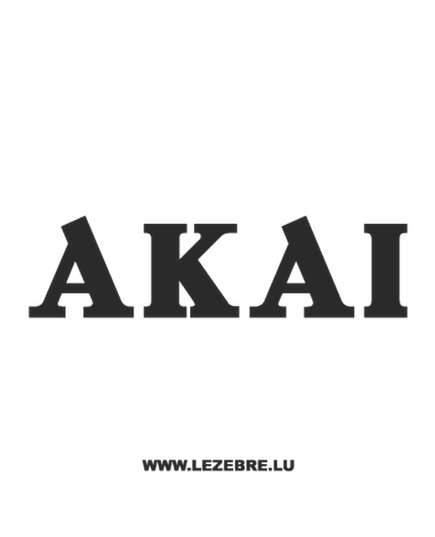 Sticker Akai Logo