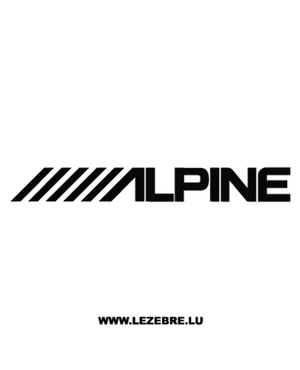 Sticker Alpine Logo 2