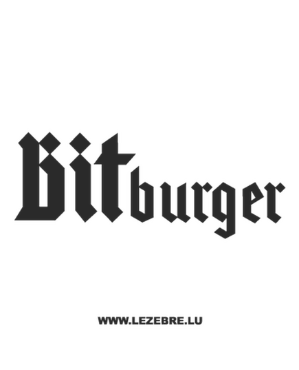 Bitburger Logo Decal