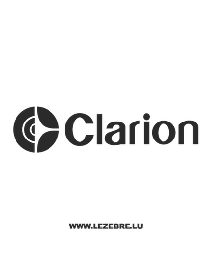 > Sticker Clarion Logo 2
