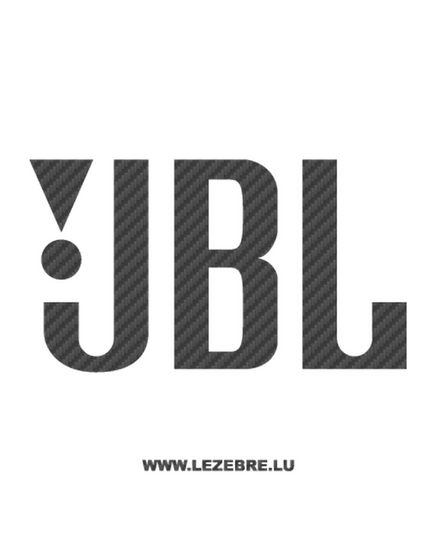 JBL Logo Carbon Decal 2