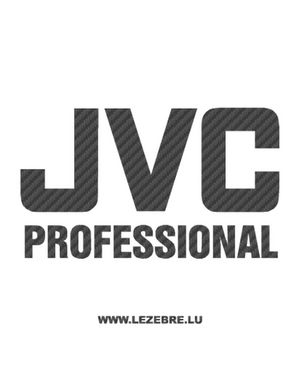 Sticker Carbone JVC Professional