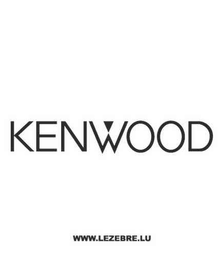 Kenwood Logo Decal 2