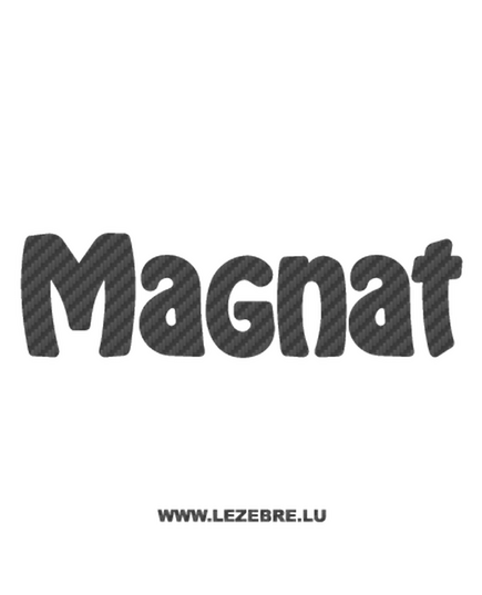 Sticker Carbone Magnat Logo