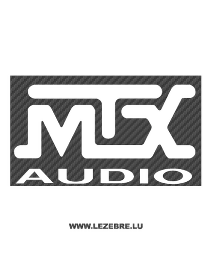 Sticker Karbon MTX Audio